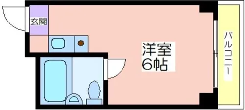 1Rの間取り画像