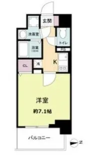Metrosa深江橋【2階】の間取り