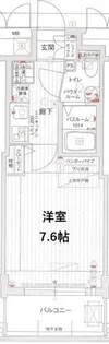 大阪府大阪市浪速区大国1丁目【マンション】の間取り