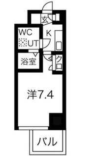 SEST北浜【2階】の間取り