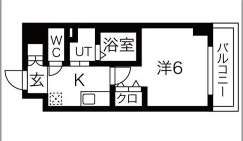 オズレジデンス今里NORTH【4階】の間取り