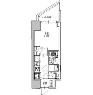 S-RESIDENCE堺筋本町Uno【4階】の間取り