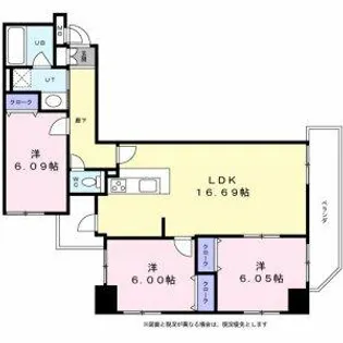 KDX泉レジデンス【3階】の間取り