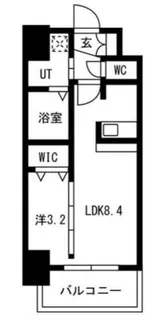 ソルテラスOSAKA緑橋クレアスト【10階】の間取り