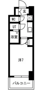 ソルテラスOSAKA緑橋クレアスト【10階】の間取り