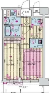 プレサンス高津公園ディオ【10階】の間取り