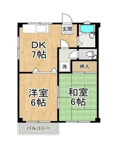 大阪府堺市堺区甲斐町西3丁【マンション】の間取り