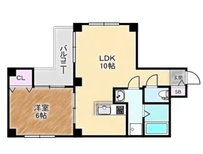 大阪府堺市堺区戎之町西1丁【マンション】の間取り