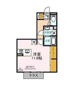 大阪府堺市堺区南三国ヶ丘町4丁【アパート】の間取り