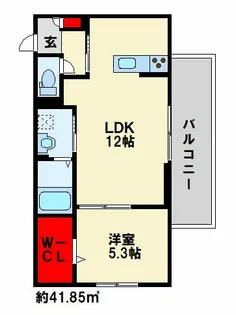 D-ROOM本城東 A棟【2階】の間取り