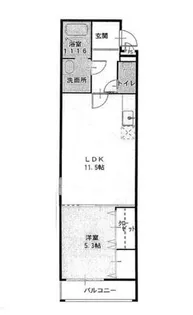 大阪府堺市北区北花田町3丁【アパート】の間取り