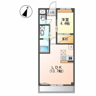 グランドフィルコース【1階】の間取り