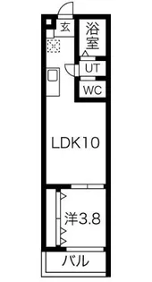 大阪府堺市堺区材木町東3丁【アパート】の間取り