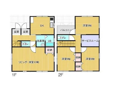 大阪府堺市堺区神石市之町【一戸建】の間取り