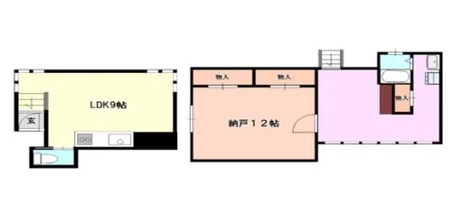 大阪府堺市北区常磐町3丁【マンション】の間取り