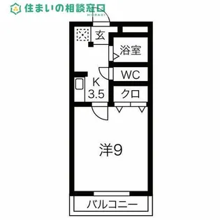 愛知県岡崎市久後崎町字宮前【マンション】の間取り