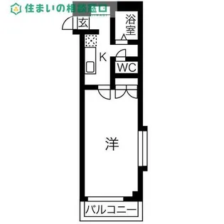 愛知県岡崎市大西町字奥長入【マンション】の間取り