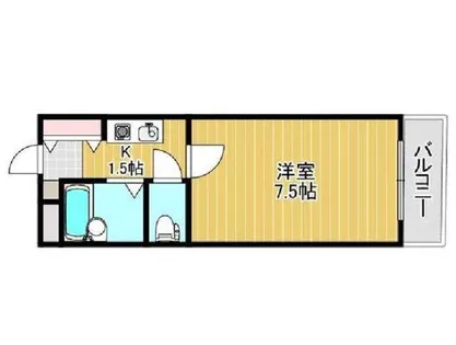 大阪府堺市堺区中之町東2丁【マンション】の間取り