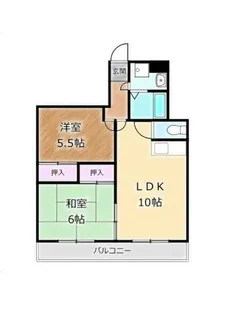 大阪府堺市西区北条町1丁【マンション】の間取り