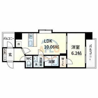 スプランディッド新大阪Ⅴ【2階】の間取り