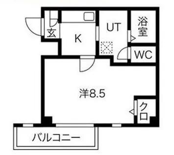 大阪府堺市堺区永代町1丁【マンション】の間取り