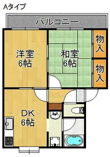 ドエル1番館【1階】の間取り