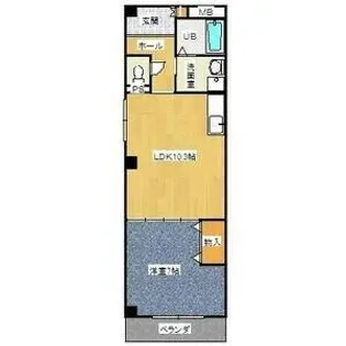 愛知県名古屋市天白区山根町【マンション】の間取り