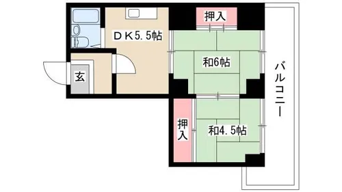 戸田マンション【3-A号室】の間取り