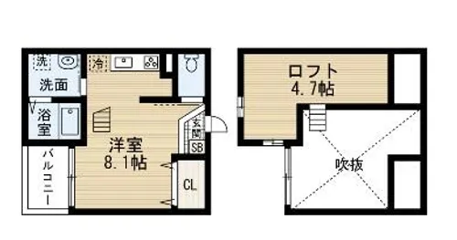 GPラヴァーズ【1階】の間取り