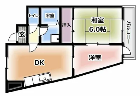 忍ケ丘SKビル【3階】の間取り