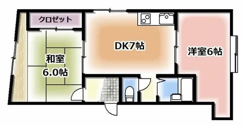 グランドライズ・リブ【4階】の間取り