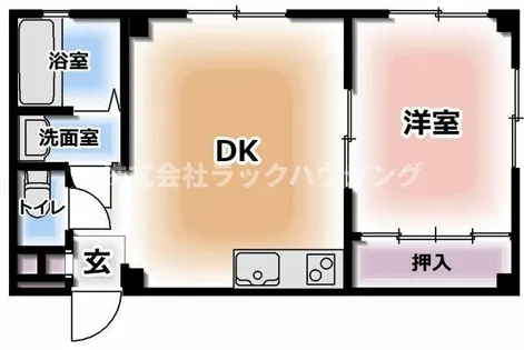 大阪府門真市御堂町【マンション】の間取り