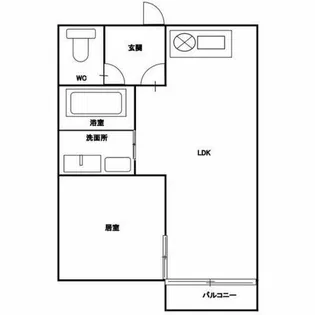 ファミール真貴【2階】の間取り