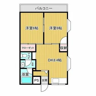 メゾンOHS【5階】の間取り