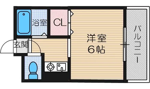 キャッスルコート【3階】の間取り