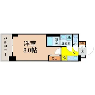 S-RESIDENCE志賀本通North【2階】の間取り