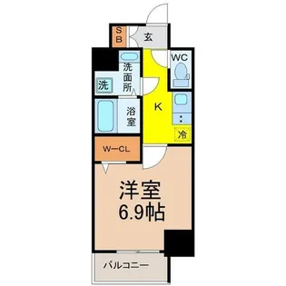 CREST TAPP黒川【4階】の間取り