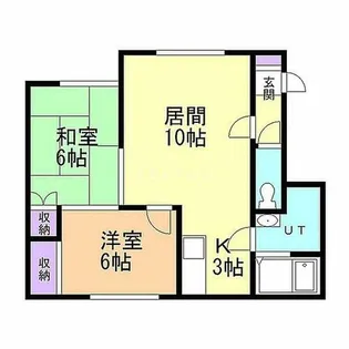 サンタムールベルサ【102号室】の間取り