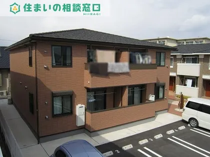 愛知県岡崎市宇頭町字向山【アパート】の外観