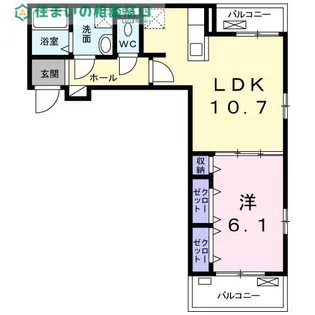 愛知県額田郡幸田町大字菱池字矢尻【アパート】の間取り