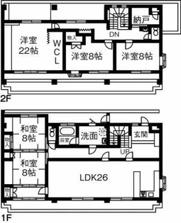 サンシャイン鳥居松【7号室】の間取り