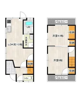 大阪府堺市西区宮下町【一戸建】の間取り