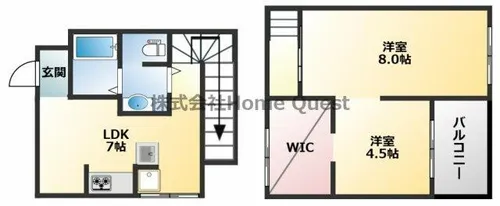 シャトールメール【3階】の間取り