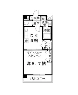 大阪府堺市西区鳳東町1丁【マンション】の間取り