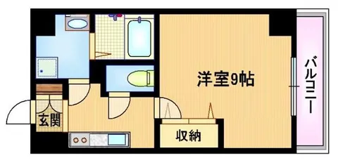 クレールソフィア都島【6階】の間取り