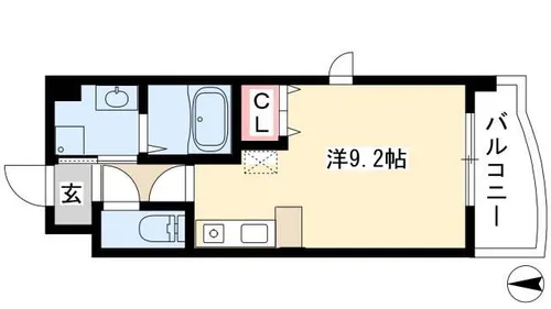 リバーブランシェ【605号室】の間取り