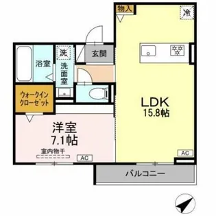 グレイスガーデン赤渋【2階】の間取り