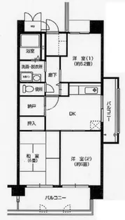 コーシャハイツ港【4階】の間取り