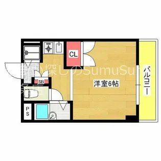 セントラルハイツ九条【5階】の間取り