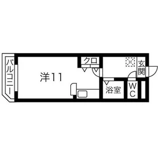 プリミエール大和通【3階】の間取り